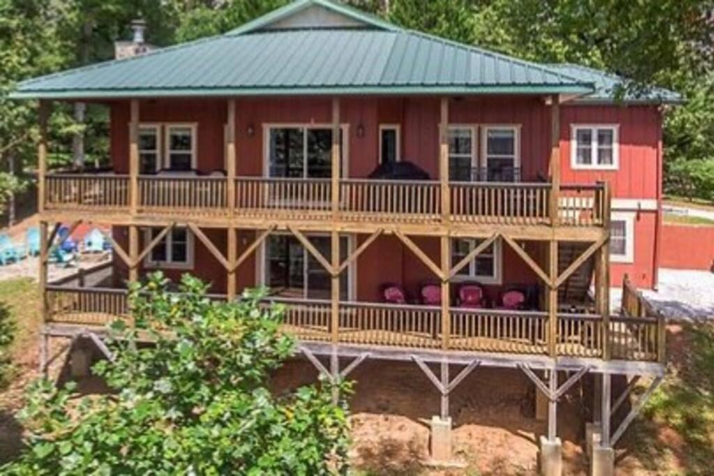 Red Rooster Family Cabin W/Hot Tub+Fire Pit+View Franklin Exteriör bild