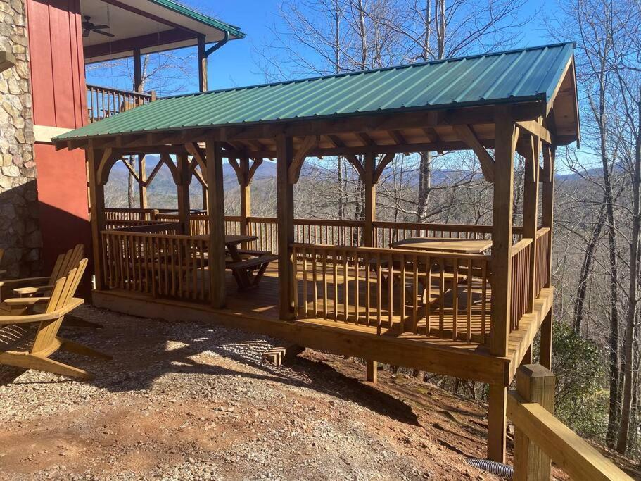 Red Rooster Family Cabin W/Hot Tub+Fire Pit+View Franklin Exteriör bild