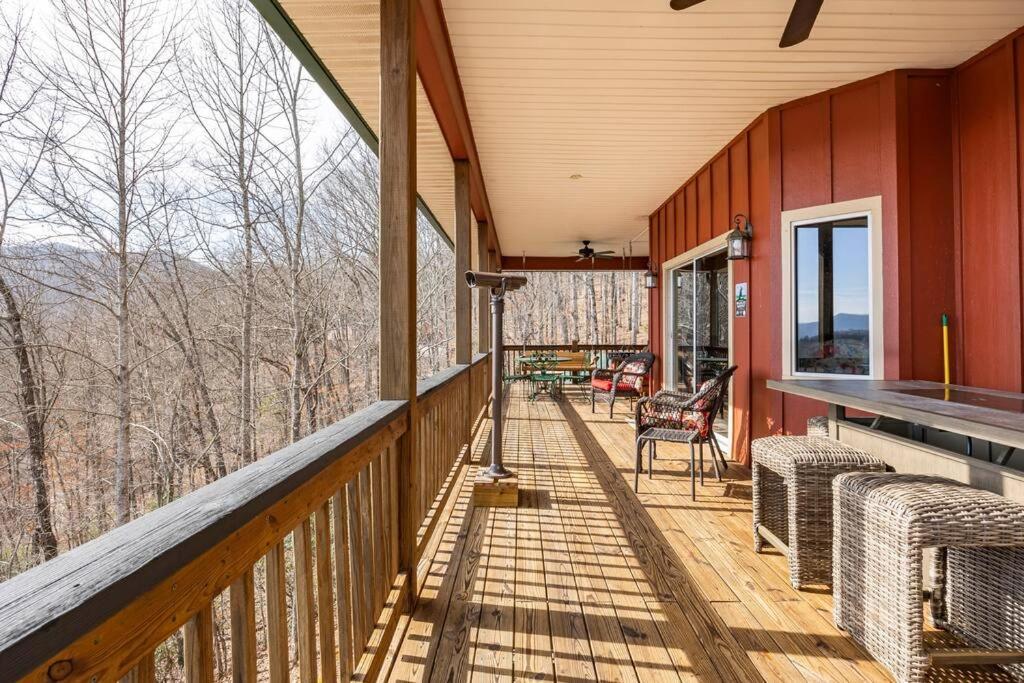 Red Rooster Family Cabin W/Hot Tub+Fire Pit+View Franklin Exteriör bild