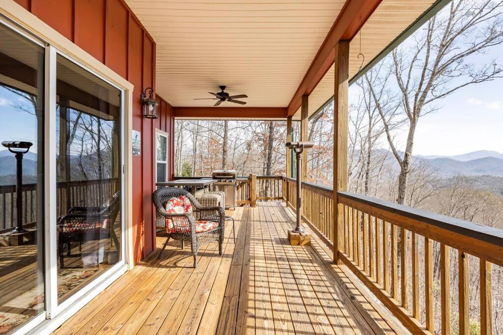 Red Rooster Family Cabin W/Hot Tub+Fire Pit+View Franklin Exteriör bild